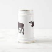 Canada Souvenir Beer Mok Canada Moose Beer Stein (Center)