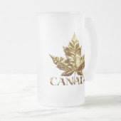 Canada Souvenir Bierglas Canada Bier Mok Custom (Voorkant rechts)