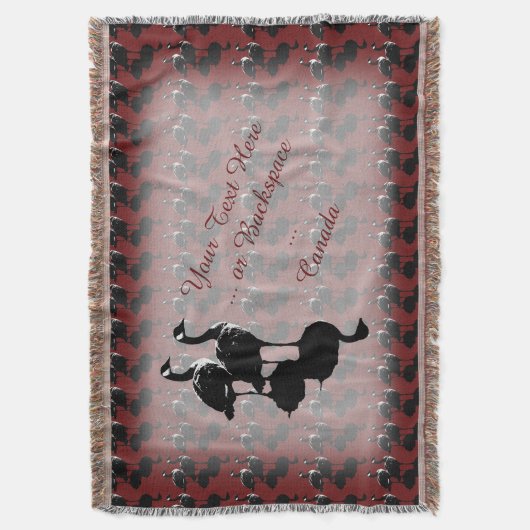 Canada Souvenir Blanket Canada Goose Throw Blanket Deken (Voorkant Verticaal)