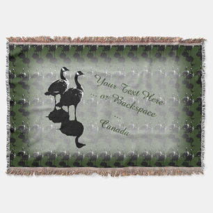 Canada Souvenir Blanket Canada Goose Throw Blanket Deken