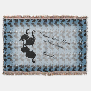 Canada Souvenir Blanket Canada Goose Throw Blanket Deken