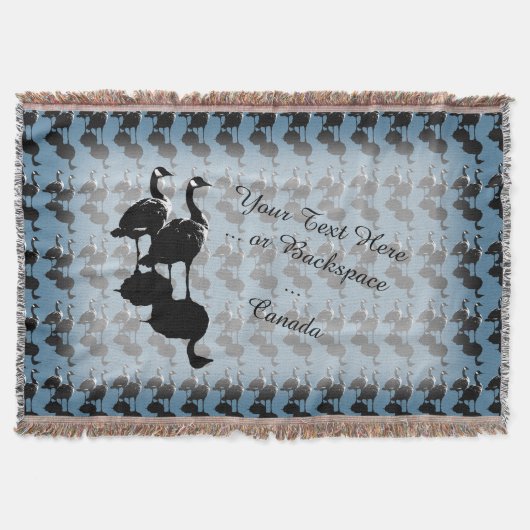 Canada Souvenir Blanket Canada Goose Throw Blanket Deken (Voorkant)