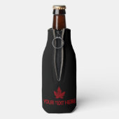Canada Souvenir Bottle Cooler - Speciaal aangepast (Fles Achterkant)