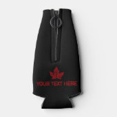 Canada Souvenir Bottle Cooler - Speciaal aangepast (Achterkant)