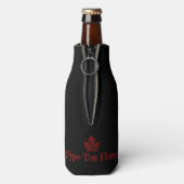 Canada Souvenir Bottle Cooler - Speciaal aangepast (Fles Achterkant)