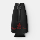 Canada Souvenir Bottle Cooler - Speciaal aangepast (Achterkant)