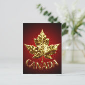 Canada Souvenir Briefkaarten Canada Flag Art Cards (Staand voorkant)