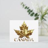 Canada Souvenir Briefkaarten Canada Flag Art Kaart (Staand voorkant)