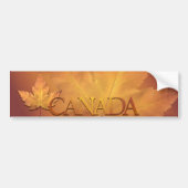Canada Souvenir Bumpersticker Maple Leaf Sticker (Voorkant)