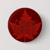 Canada Souvenir Buttonnen Canada Maple Leaf Button (Voorkant)