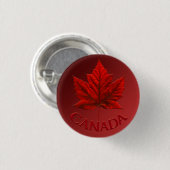 Canada Souvenir Buttonnen Canada Vlag Maple Leaf P Ronde Button 3,2 Cm (Voorkant /achterkant)