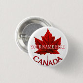 Canada Souvenir Buttonnen Canada Vlag Maple Leaf P Ronde Button 3,2 Cm (Voorkant /achterkant)