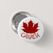 Canada Souvenir Buttonnen Canada Vlag Maple Leaf P Ronde Button 3,2 Cm (Voorkant /achterkant)