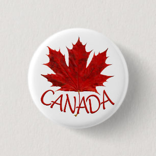 Canada Souvenir Buttonnen Canada Vlag Maple Leaf P Ronde Button 3,2 Cm