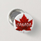 Canada Souvenir Buttonnen Canada Vlag Maple Leaf P Ronde Button 3,2 Cm (Voorkant /achterkant)