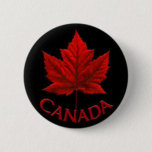 Canada Souvenir Buttonnen Canada Vlag Maple Leaf P Ronde Button 5,7 Cm