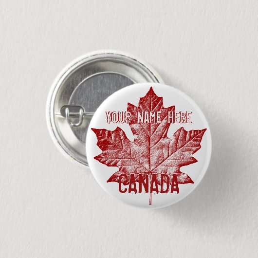 Canada Souvenir Buttonnen Specialized Canada Butto Ronde Button 3,2 Cm (Voorkant /achterkant)