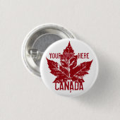 Canada Souvenir Buttonnen Specialized Canada Butto Ronde Button 3,2 Cm (Voorkant /achterkant)