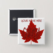 Canada Souvenir Buttonnen Specialized Canada Butto Vierkante Button 5,1 Cm (Voorkant /achterkant)