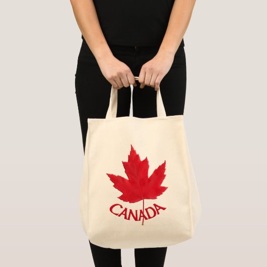 Canada Souvenir Canvas tassen Canada Maple Leaf Ba (Voorkant (product))