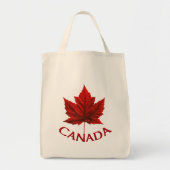 Canada Souvenir Canvas tassen Canada Maple Leaf Ba (Voorkant)