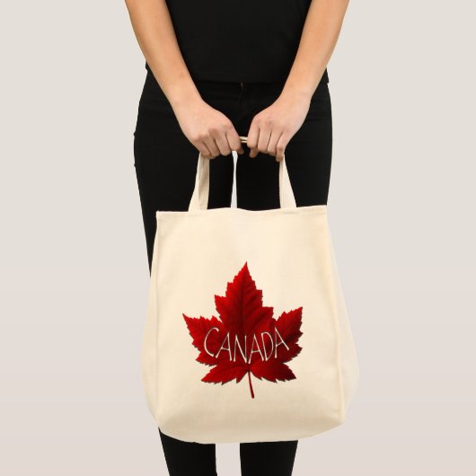 Canada Souvenir Canvas tassen Canada Maple Leaf Ba (Voorkant (product))
