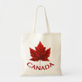 Canada Souvenir Canvas tassen Canada Maple Leaf Ba (Voorkant)
