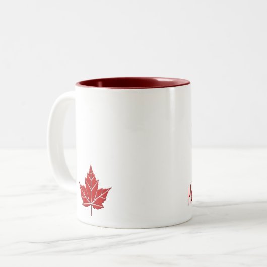 Canada Souvenir Coffee Cup Happy Canada Day Mokken (Voorkant links)