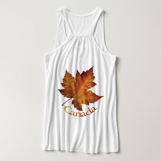 Canada Souvenir Dames Tanktop Canada T-shirt (Design achterkant)