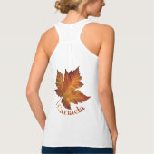 Canada Souvenir Dames Tanktop Canada T-shirt (Achterkant)