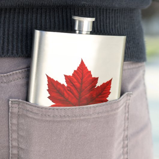 Canada Souvenir Flask Canada Flag Drink Flask Gift Flacon (Voorbeeld)
