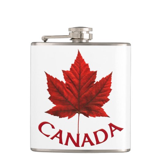 Canada Souvenir Flask Canada Flag Drink Flask Gift Heupfles (Voorkant)