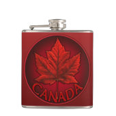 Canada Souvenir Flask Canada Flag Drink Flask Gift Heupfles (Voorkant)