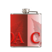 Canada Souvenir Flask Canada Flag Drink Flask Gift Heupfles (Achterkant)