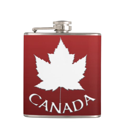 Canada Souvenir Flask Canada Flag Drink Flask Gift Heupfles (Voorkant)