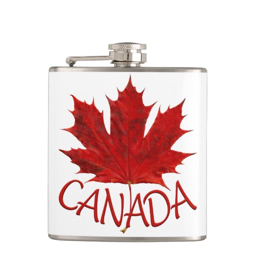 Canada Souvenir Flask Canada Flag Drink Flask Gift Heupfles (Voorkant)