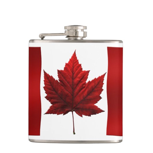 Canada Souvenir Flask Canada Flag Drink Flasks Heupfles (Voorkant)