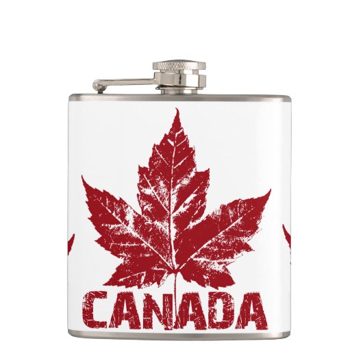 Canada Souvenir Flask Cool Canada Drink Flask Gift Heupfles (Voorkant)