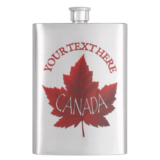 Canada Souvenir Flask Custom Canada Drink Flask Flacon (Voorkant)