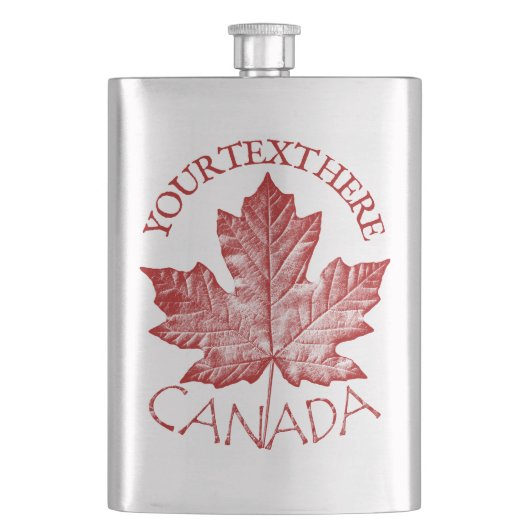 Canada Souvenir Flask Custom Canada Drink Flask Flacon (Voorkant)