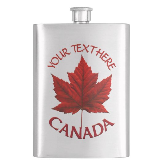 Canada Souvenir Flask Custom Canada Drink Flask Flacon (Voorkant)