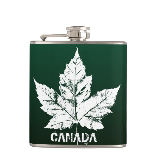Canada Souvenir Flask Custom Canada Drink Flask Heupfles (Voorkant)
