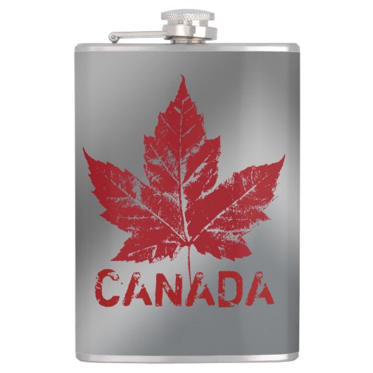 Canada Souvenir Flask Custom Canada Drink Flask Heupfles (Voorkant)