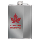 Canada Souvenir Flask Custom Canada Drink Flask Heupfles (Achterkant)