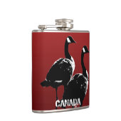 Canada Souvenir Flask Custom Canada Goose Flask Heupfles (Rechts)