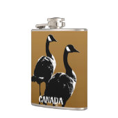 Canada Souvenir Flask Custom Canada Goose Flask Heupfles (Links)