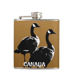 Canada Souvenir Flask Custom Canada Goose Flask Heupfles