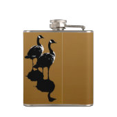 Canada Souvenir Flask Custom Canada Goose Flask Heupfles (Achterkant)