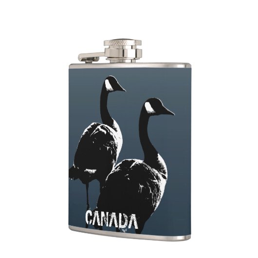Canada Souvenir Flask Custom Canada Goose Flask Heupfles (Links)