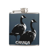 Canada Souvenir Flask Custom Canada Goose Flask Heupfles (Voorkant)